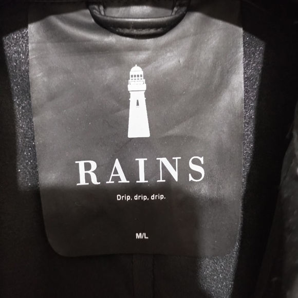 Rains Coach Jacket Size M/L - Picture 7 of 10